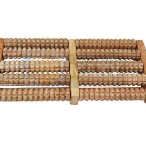 Aparat de masaj pentru picioare, din lemn