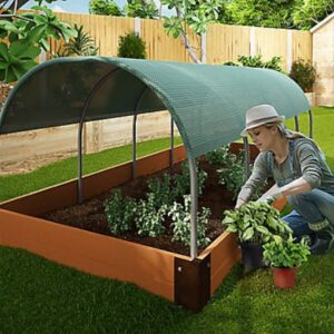 Plasa de umbrire verde HDPE, 1.2 x 10 m - Pentru solar, gradina, gard, constructii, etc.