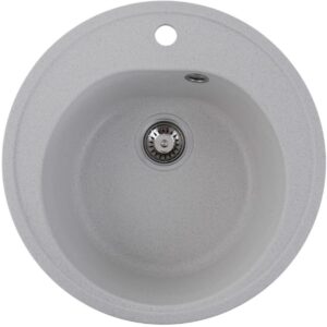 Chiuveta de bucatarie alba, din granit