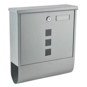 Cutie postala metalica pentru exterior, gri