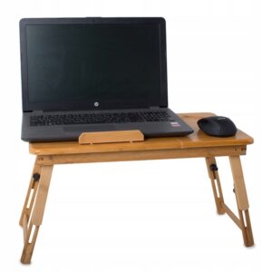 Masa pentru laptop, din bambus