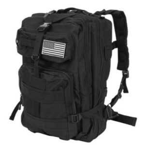 Rucsac Militar 35 L, Negru, Steag America