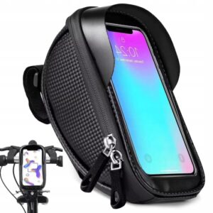 Geanta de bicicleta impermeabila cu husa pentru telefon