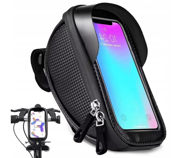 Geanta de bicicleta impermeabila cu husa pentru telefon