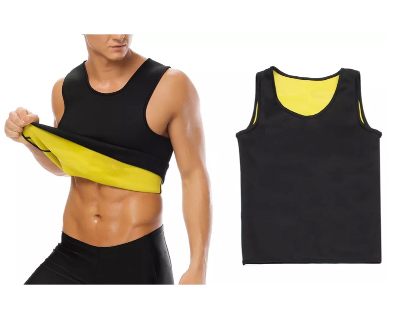 Maiou barbatesc din neopren, slabit, sala, culturism, fitness, marimea L